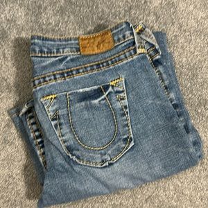True Religion Bell bottom (flare) low rise jeans